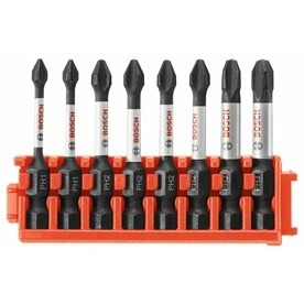 8-Pc. Impact Tough Power Bit Set, Phillips, 2 In.