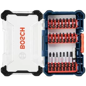 24-Piece Impact Tough Screwdriving Bit Set with Various Sizes and Types for Durable Use