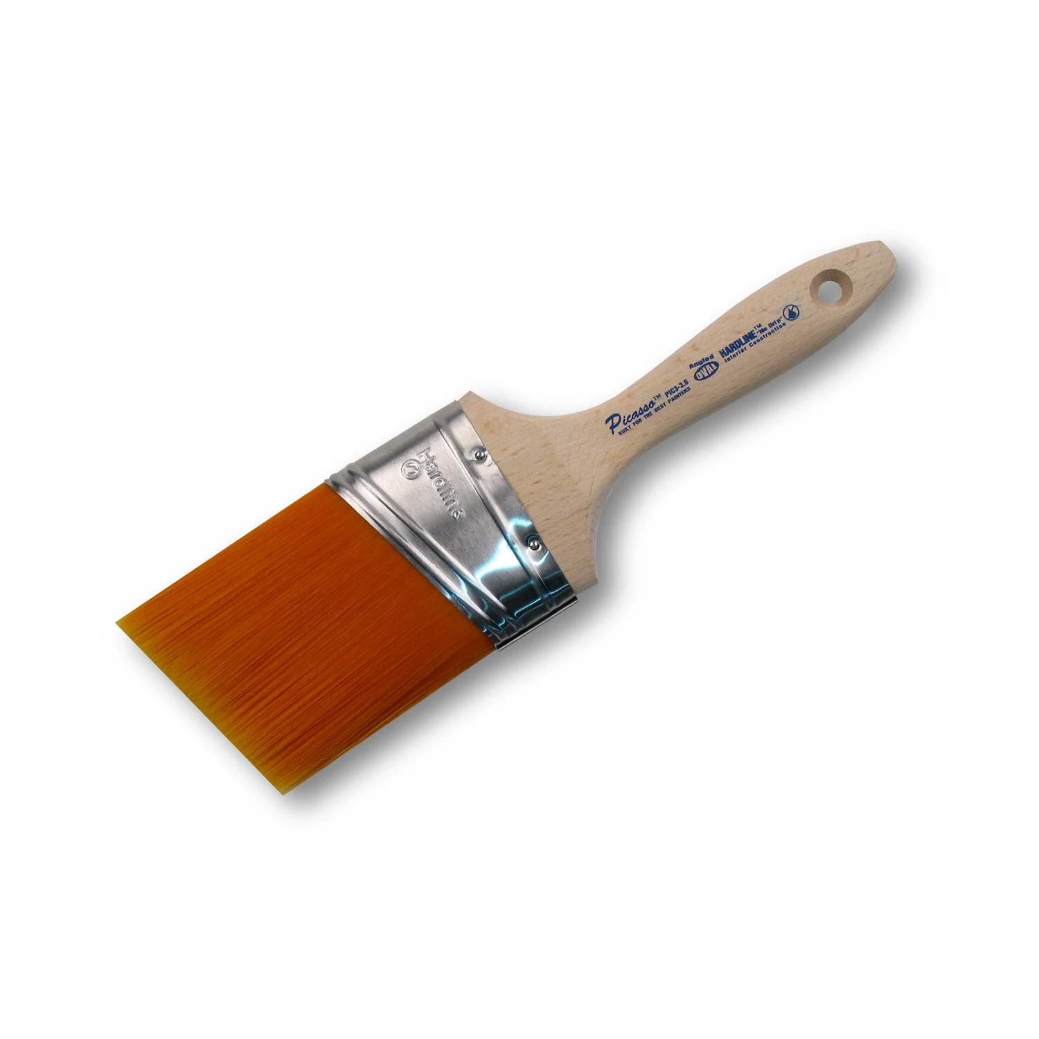 Picasso 3 In. Soft Angle Paint Brush With Beech Hardwood Handle