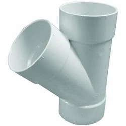 Schedule 40 Pvc Pipe Fittings Wye, 3 Inch, Hub X Hub X Hub - Durable Plastic