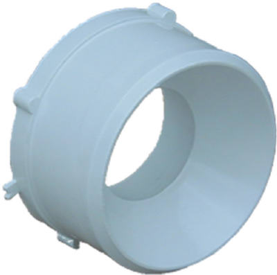 PVC Pipe Sewer Drain Adapter Bushing, 4 In. Spigot x 1-1/2 In. Hub