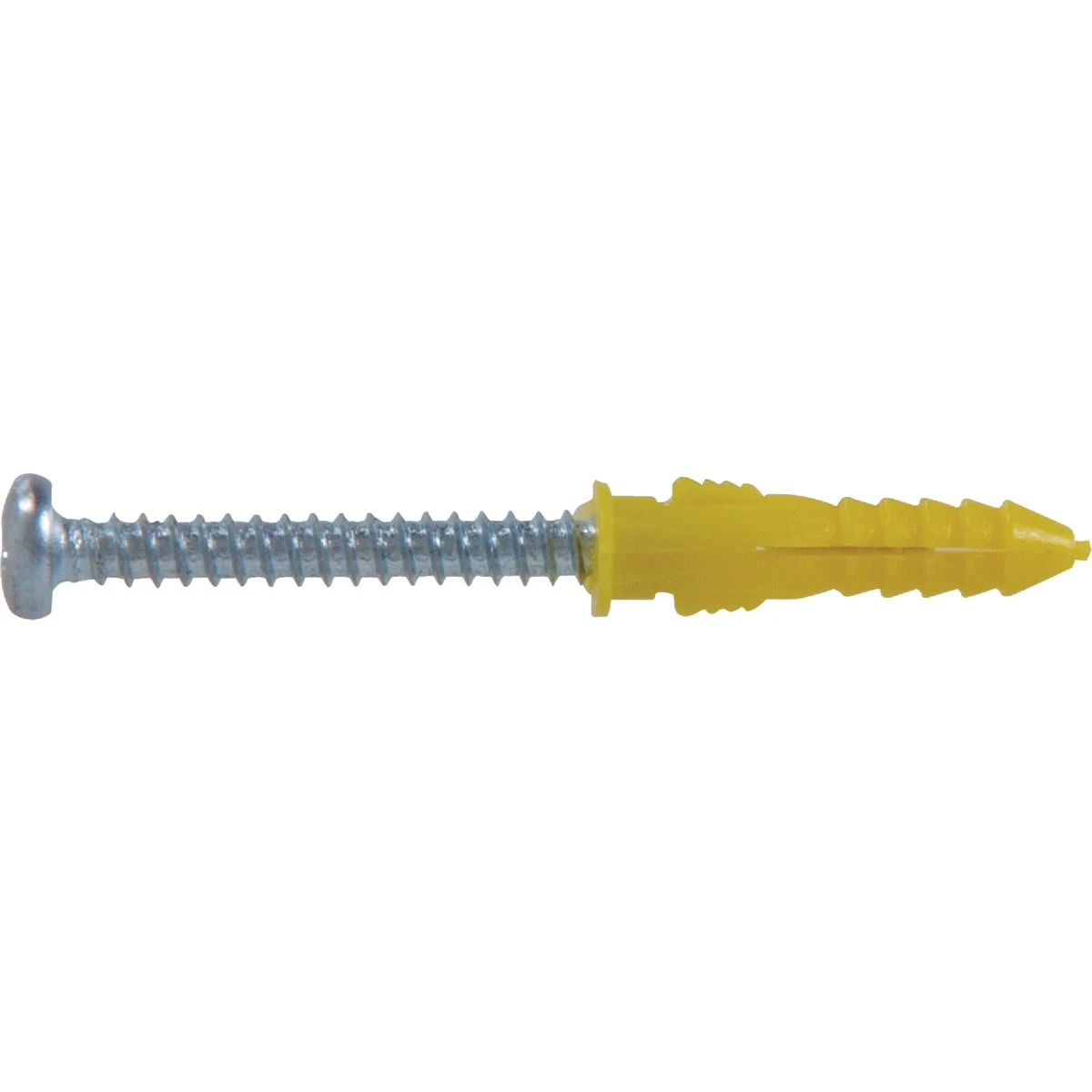 Ribbed Plastic Anchors with Screws, 75-Pk., 4-6-8