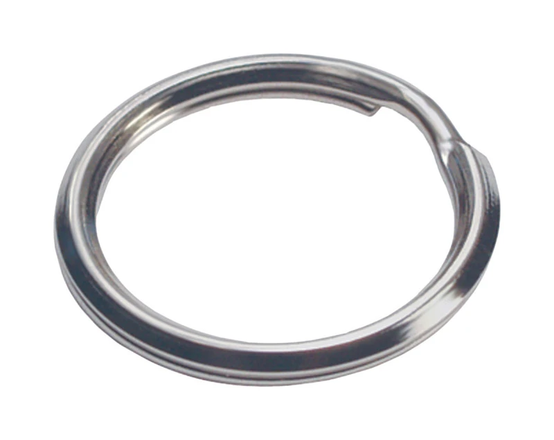 Hillman 1-1/4 in. D Tempered Steel Silver Split Rings/Cable Rings Key Ring Hillman 1-1/4 in. D Tempered Steel Silver Split Rings/Cable Rings Key Ring