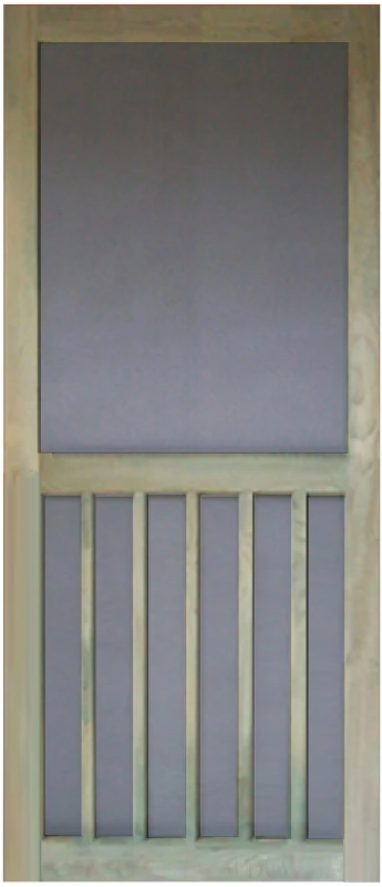 36 In. X 80 In. 5-bar Premium Stainable Wood Screen Door - Model Dsp536