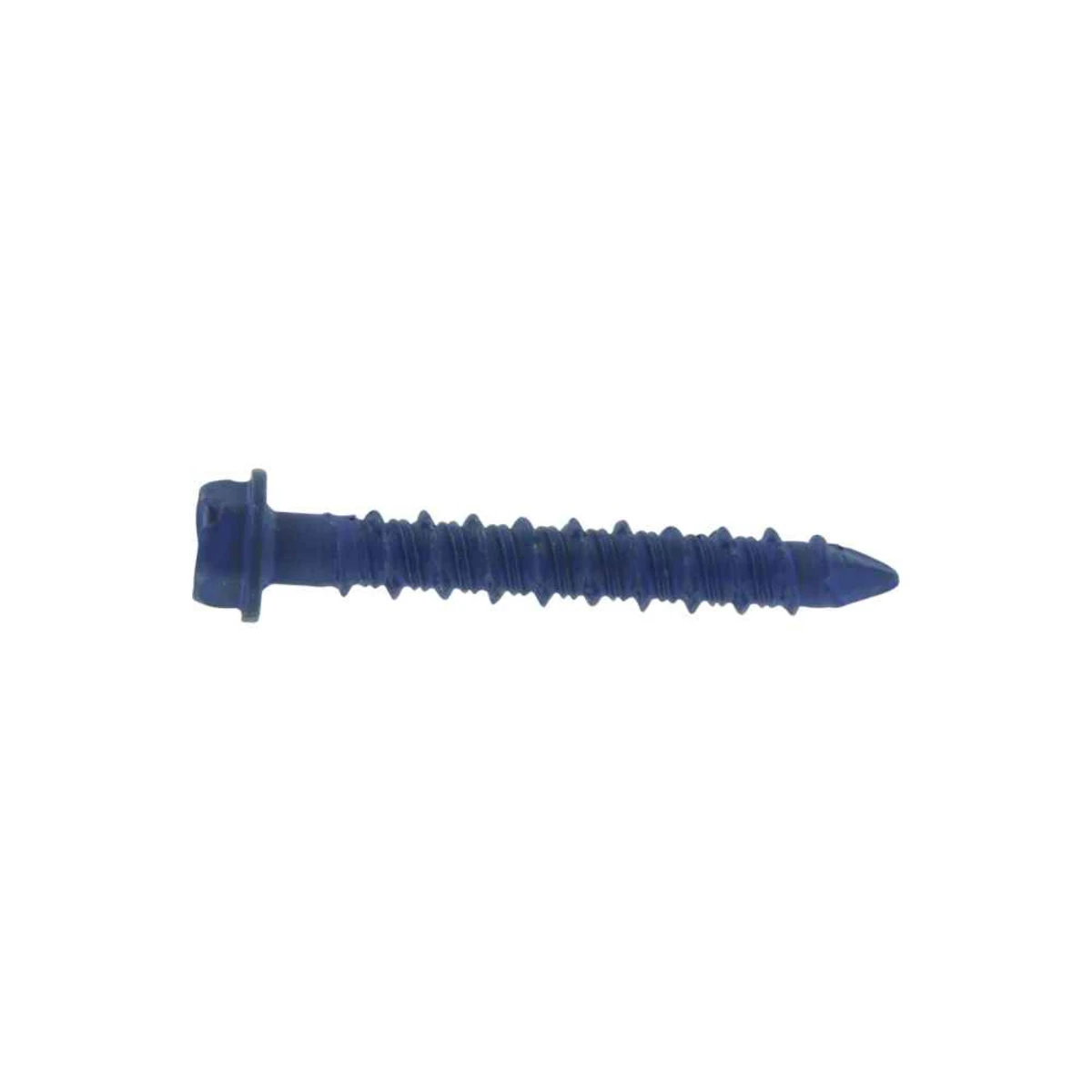 1/4" X 1-3/4" Blue Climaseal Hex Washer Masonry Screws - 100 Count