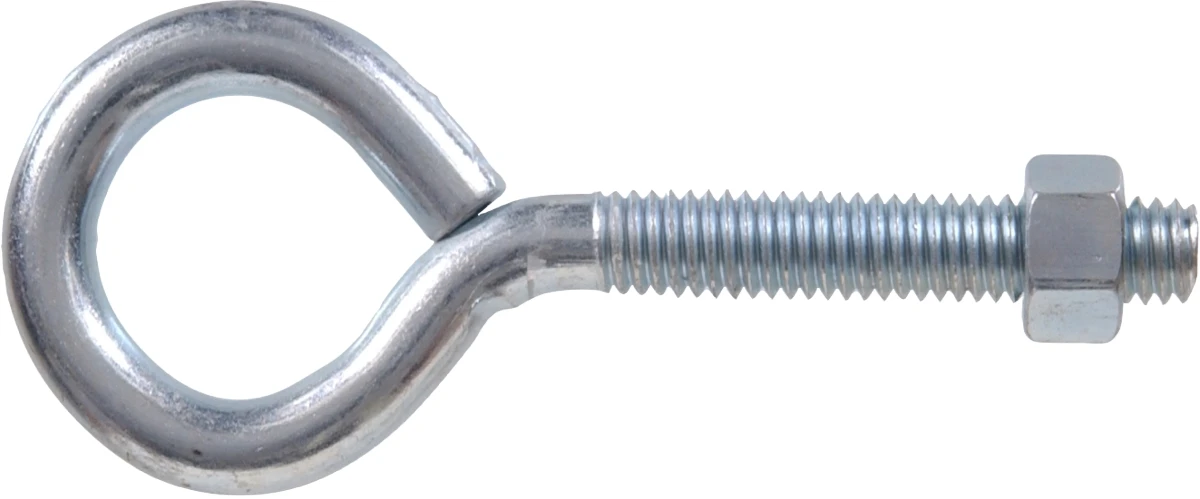 320748 Flagged Eye Bolt With Hex Nut 0.5-13 X 8 In. - Pack Of 5