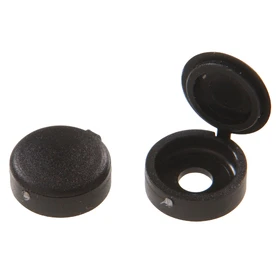 The Hillman Group 9/16-in x 1-3/16-in Black Plastic End Cap