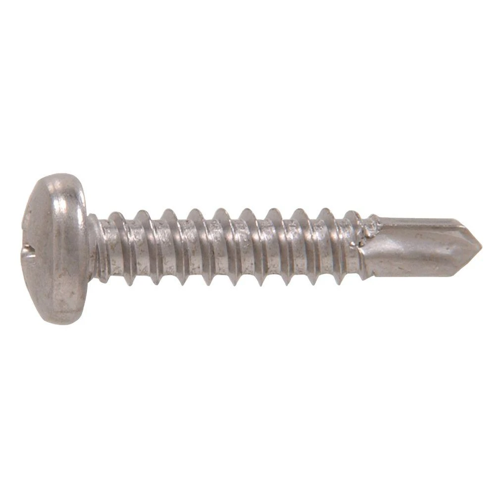 #10 1 in. Phillips Pan-Head Self-Drilling Screws (25-Pack)