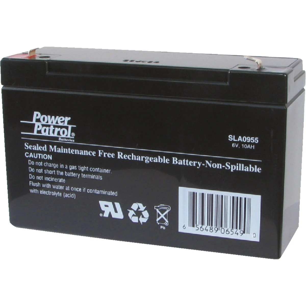 6v 10a Sealed Lead Acid Battery For Security Systems