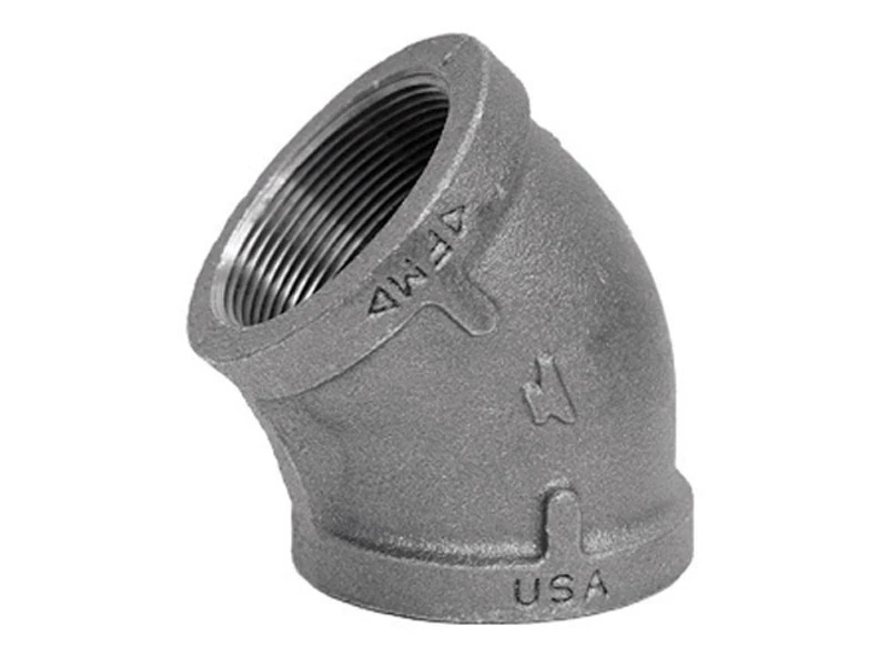 1-1/2 In. Fpt X 1-1/2 In. Fpt Black Malleable Iron Elbow