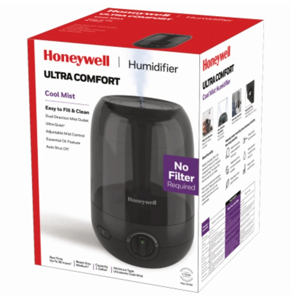 Ultra Cool Mist Humidifier Hul545bv2 For Large Rooms, Ultra Quiet Operation