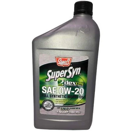 SuperSyn Zero Weight 20 Full Synthetic Motor Oil, One Quart Bottle
