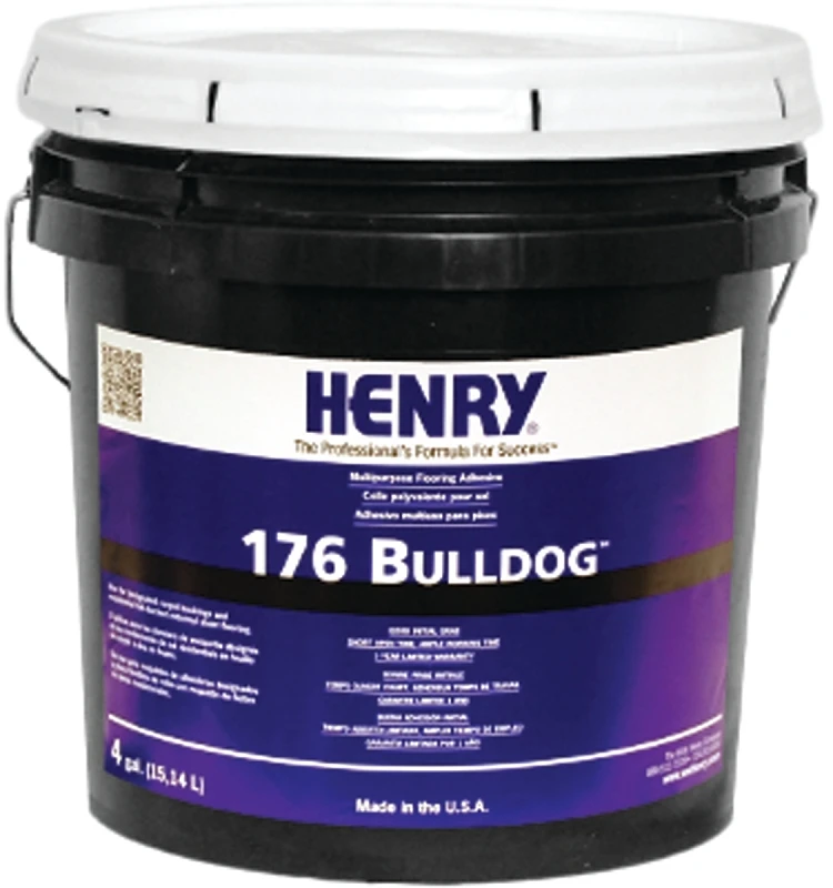 176 Multi-Purpose Flooring Adhesive, 4 Gallon Container