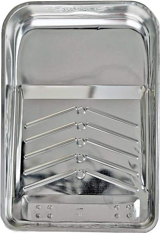 Metal Paint Tray with Ladder Grips, 1 Gallon Capacity