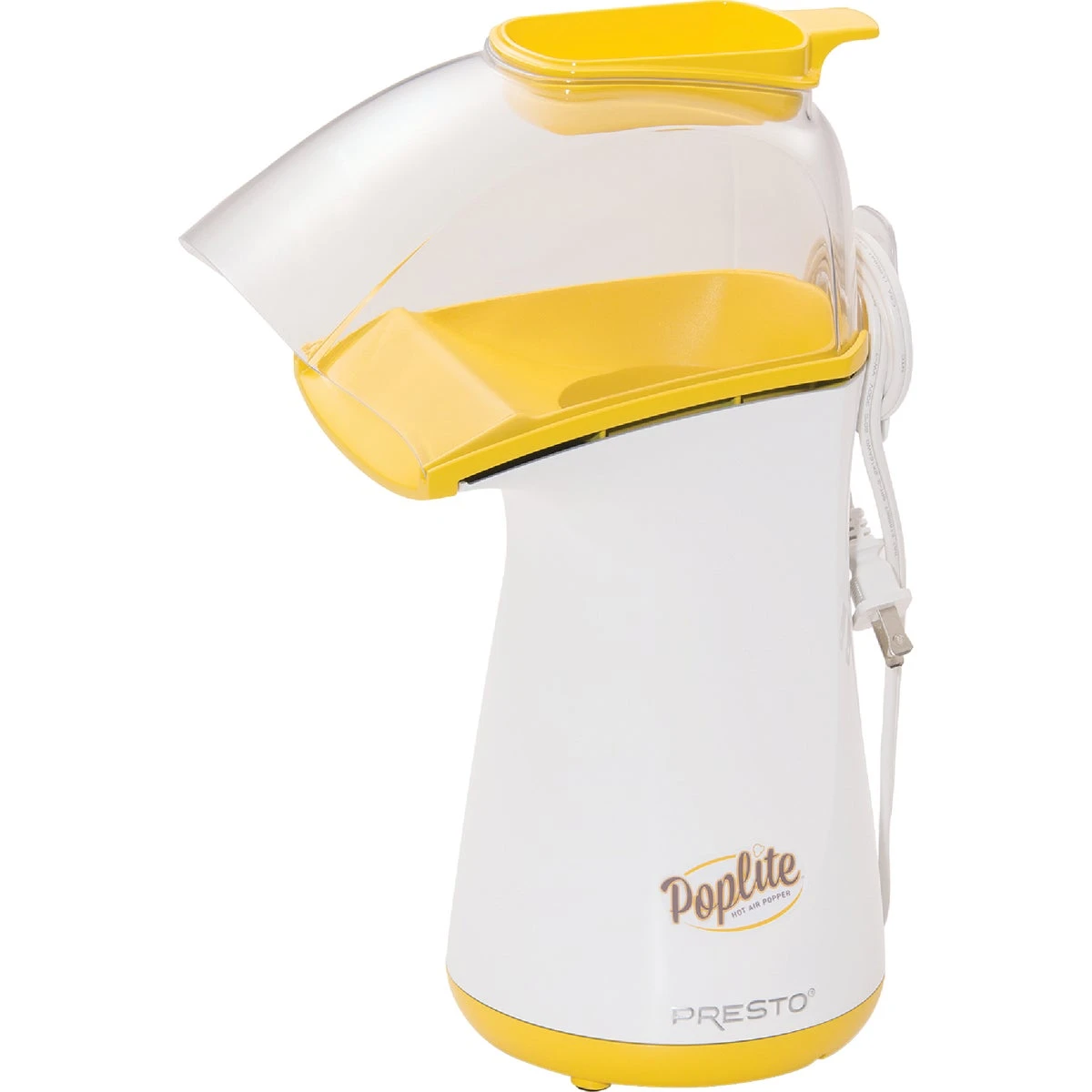 Poplite 18-cup Hot Air Popcorn Popper - Electric, Healthy, Fast, White