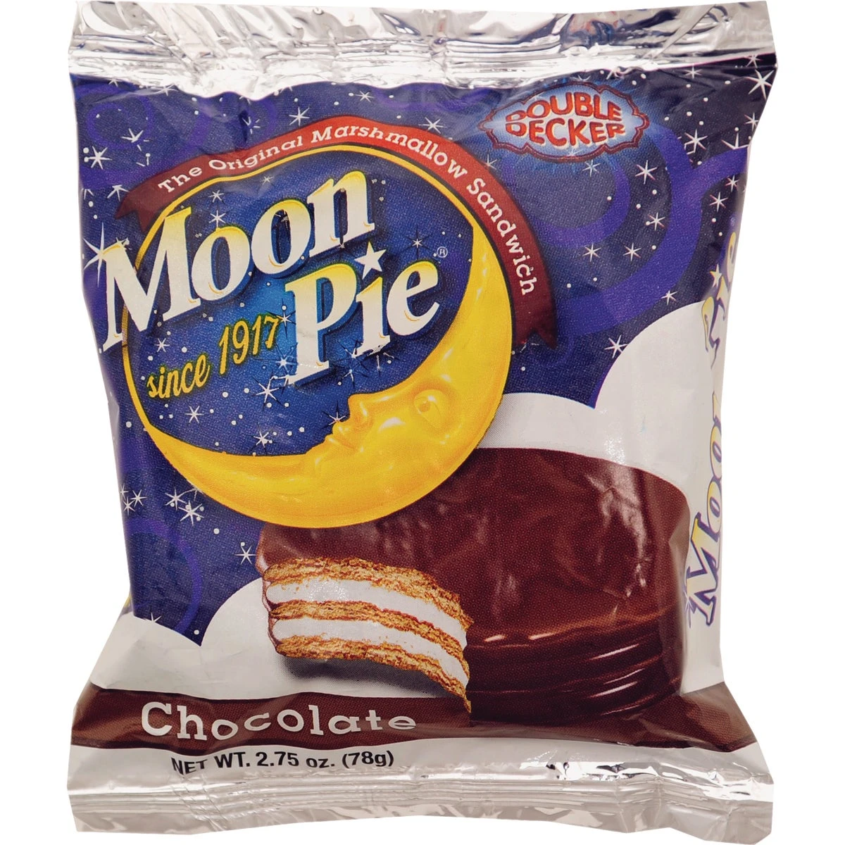Double Decker Chocolate Moon Pie Marshmallow Sandwich Cake 2.75 Oz.