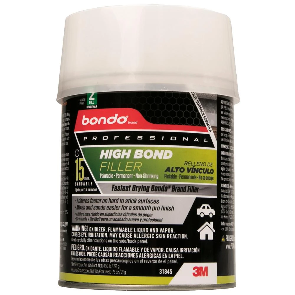 Professional High Bond Filler, 1.59 Pound Container, Durable Adhesion