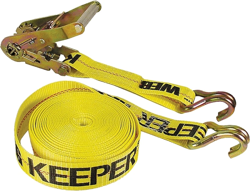 40 Ft. X 2 In. Heavy-duty Ratchet Tie Down With J-hooks