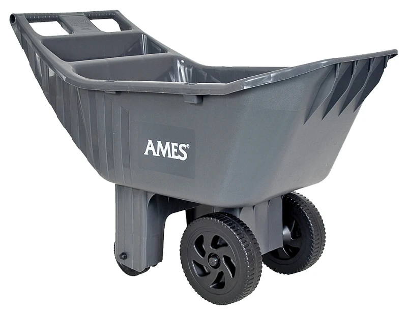 Easyroller Plus 4-cu.ft. Lawn Cart With Tool Tray And Durable Construction