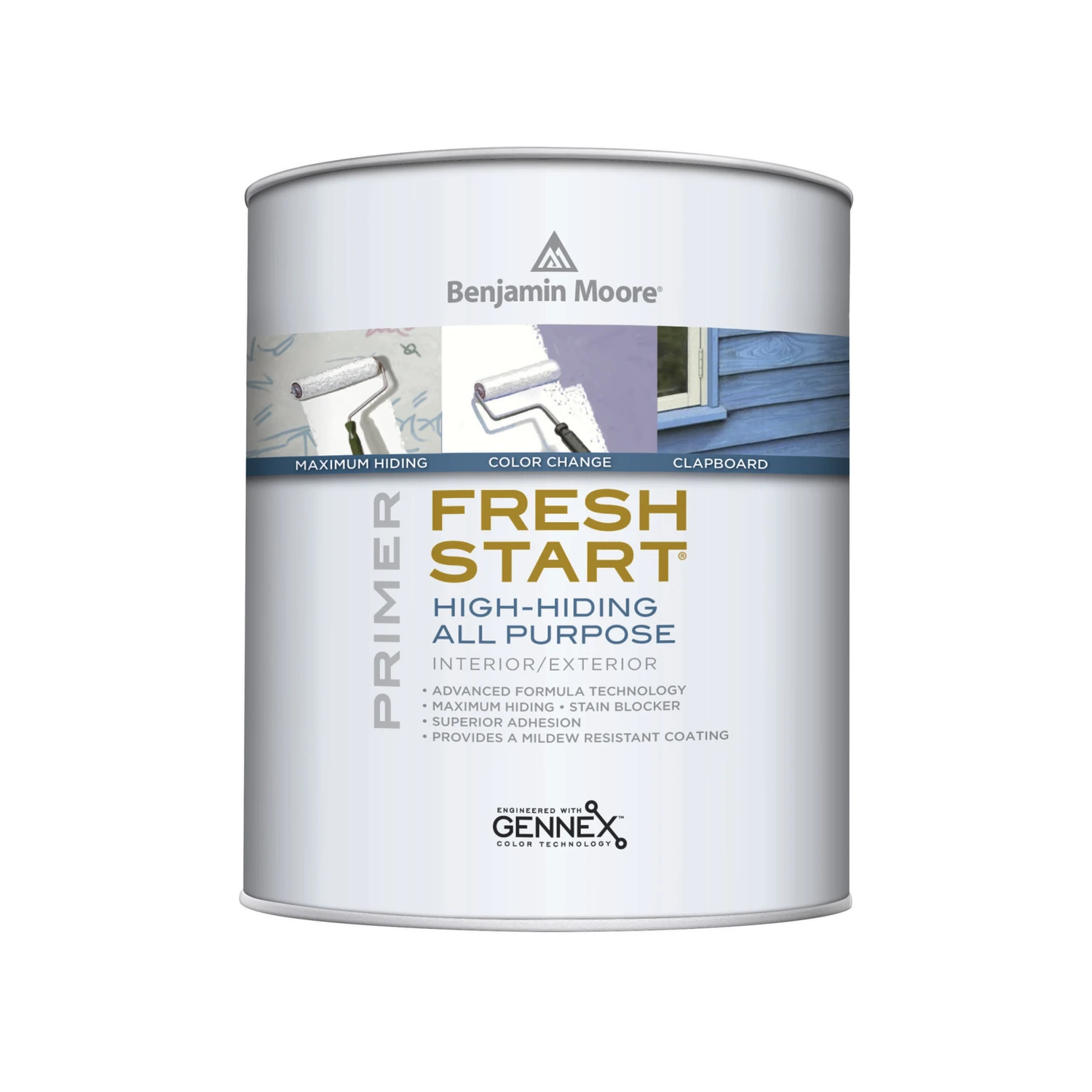 Fresh Start High Hiding White Low Luster Acrylic Latex Primer 1 Quart