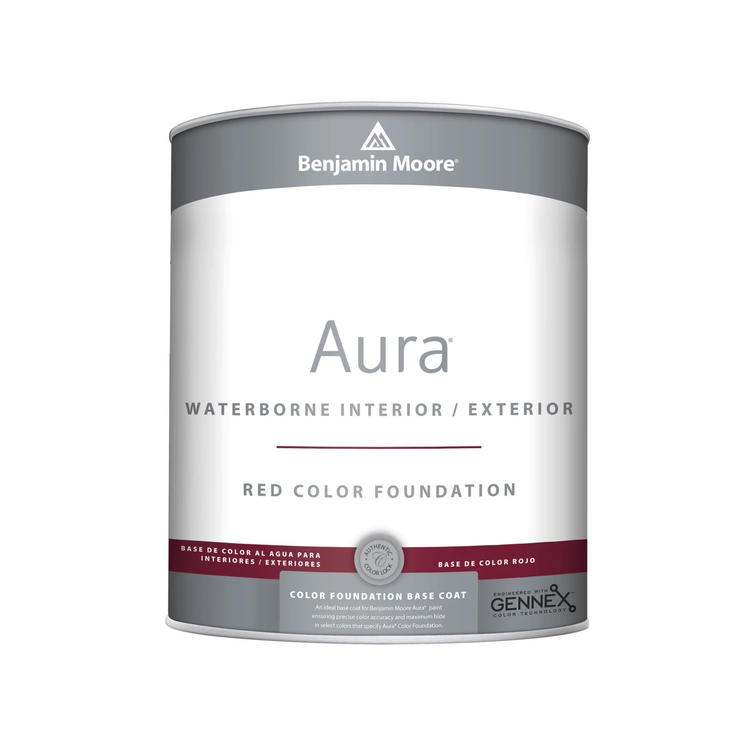 Aura Eggshell Red Tint Base Paint 1 Quart For Interior And Exterior Use