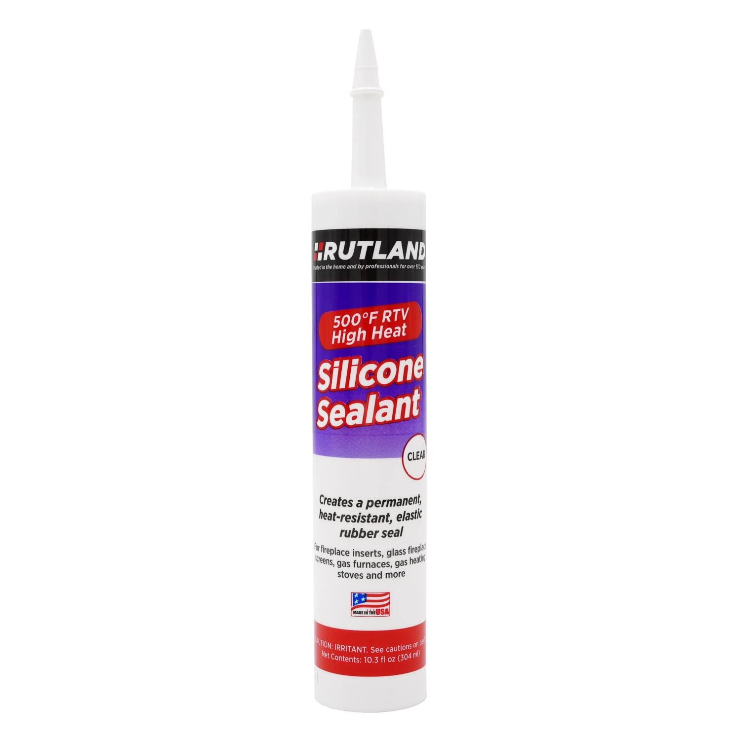 High Heat Silicone Sealant 10.3 Oz - 500°f Rtv Clear Sealant