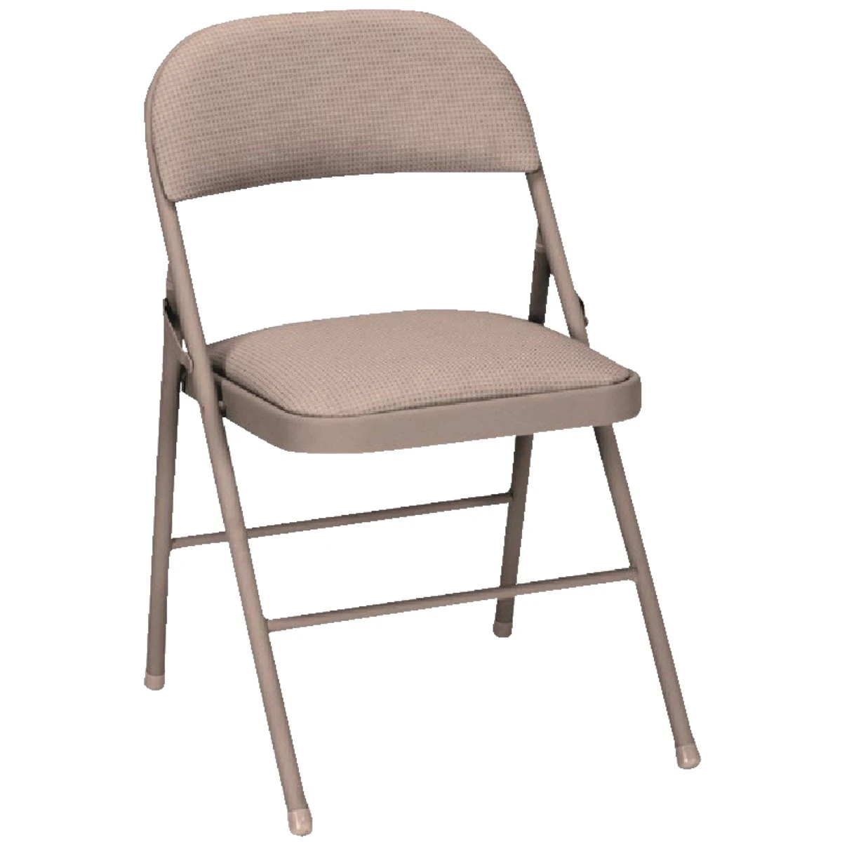 Deluxe Folding Chair, Padded Seat/Back, Antique Sand