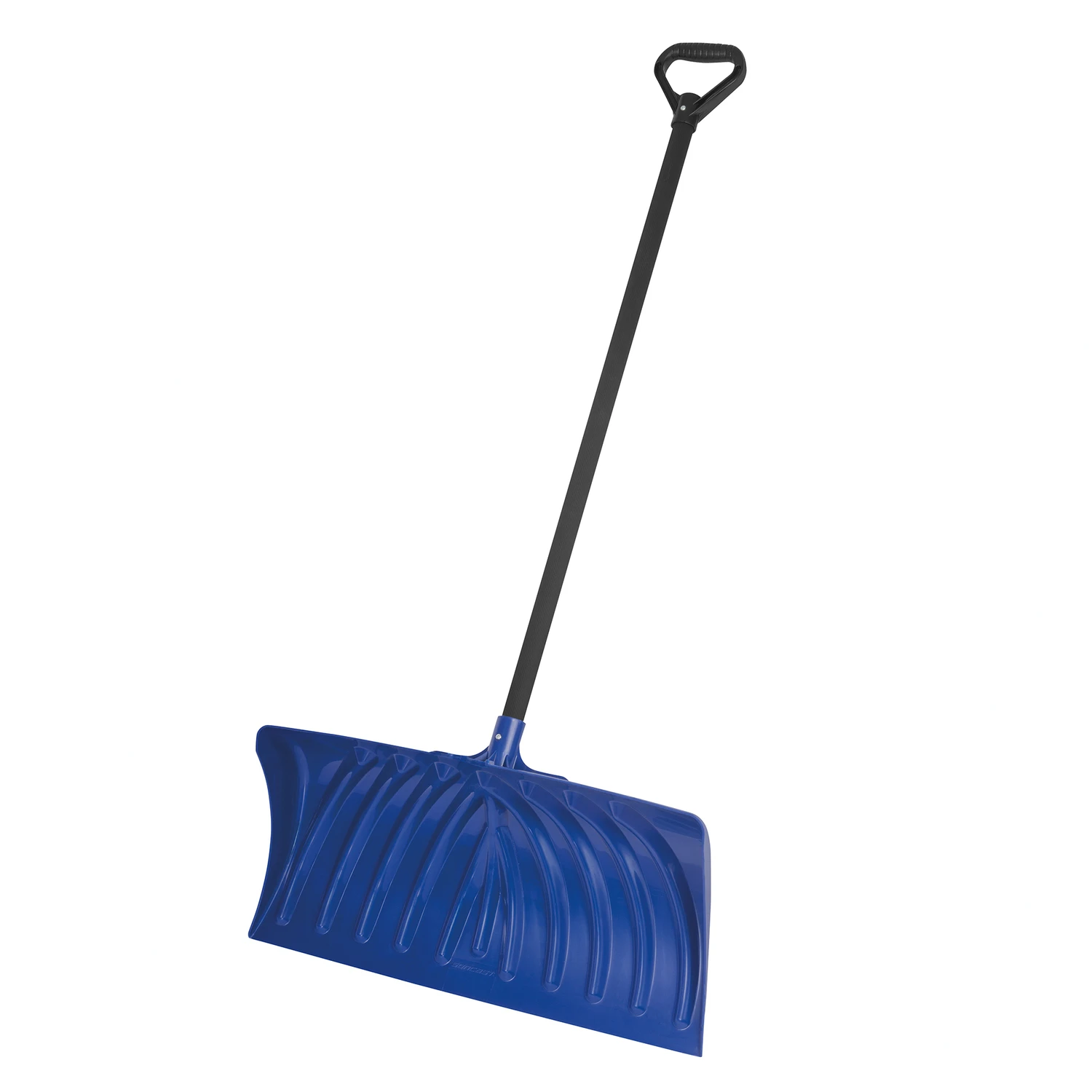27 In. Poly Snow Pusher With 43 In. Steel Core Handle