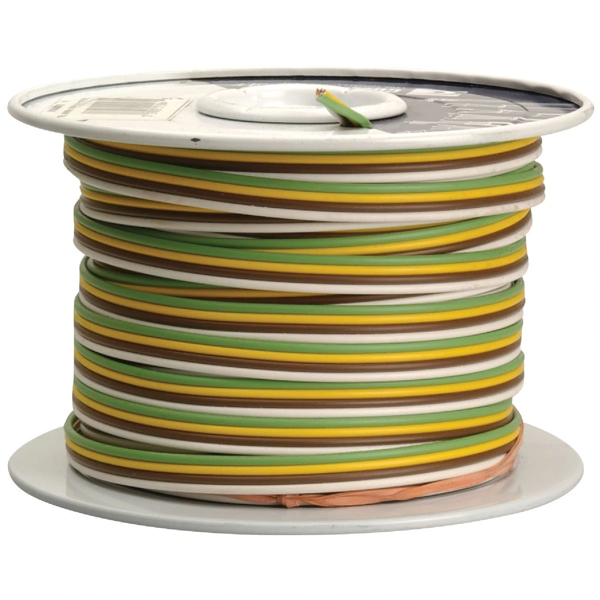 100 Ft. 16 Ga. 4-conductor Primary Wire For Automotive And Marine Use