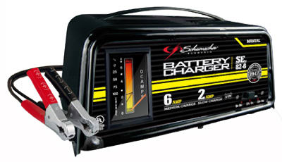 Schumacher Se-82-6 Dual-rate Manual Battery Charger, 6a/2a For 12 Volt Batteries