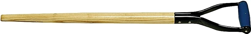 Shovel Handle, Straight Hollowback Design, D-Grip, Ash Wood, 30 Inch Length