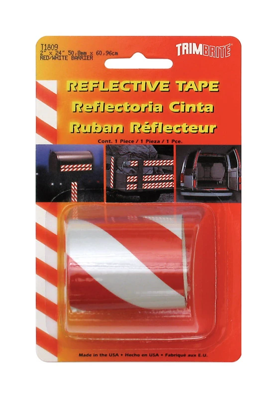 Trim Brite 24 in. W x 2 in. L White Reflective Tape
