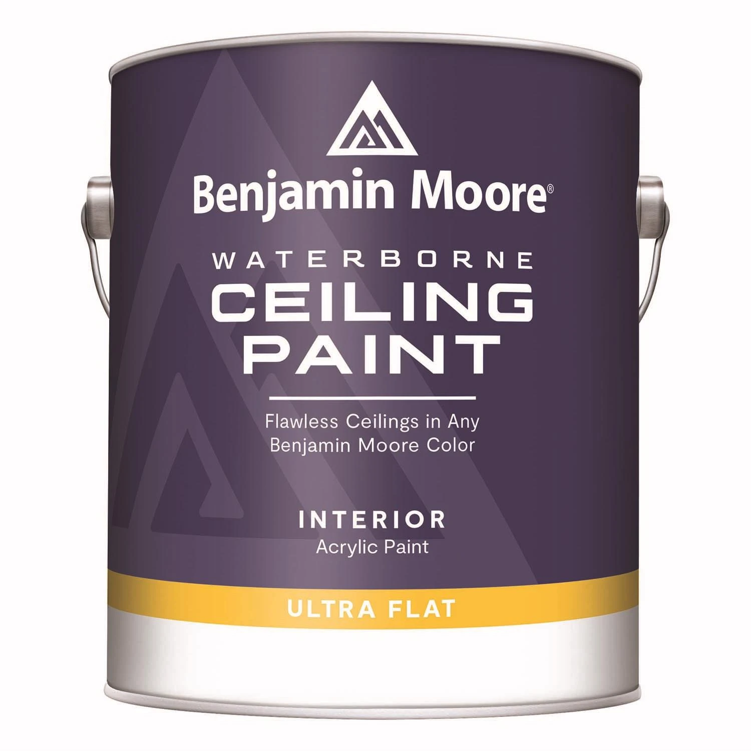 Benjamin Moore Waterborne Ceiling Paint Ultra Flat White 1 Gallon Interior