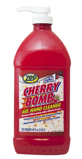 Cherry Bomb Hand Cleaner, 48 Ounce Bottle, Heavy Duty Formula