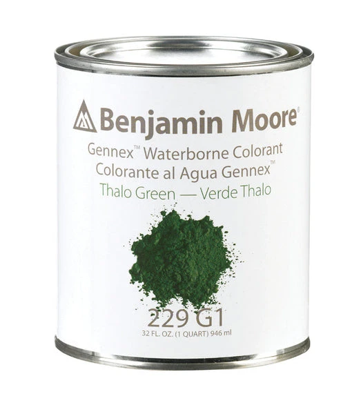 Benjamin Moore Gennex Waterborne Colorant Thalo Green 1 Quart Zero Voc