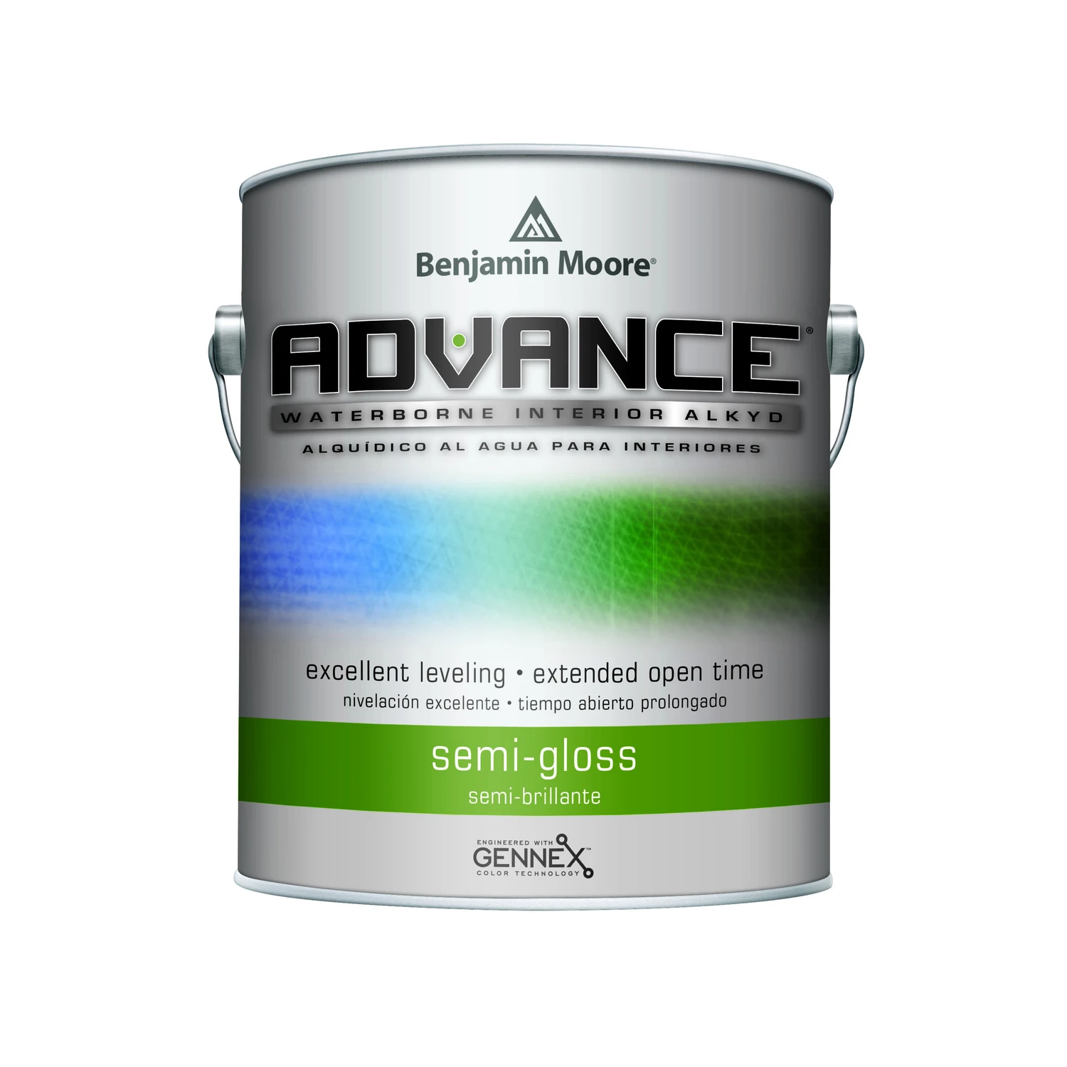 Advance Semi-gloss White Interior Paint 1 Gallon