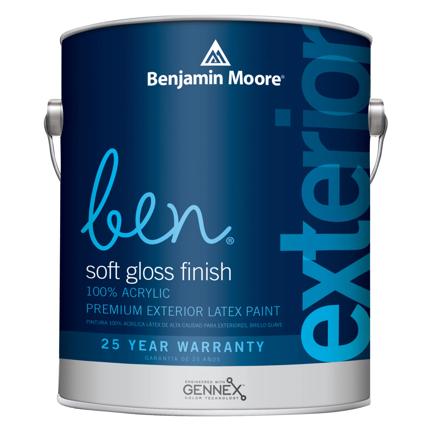 Benjamin Moore Ben Soft Gloss Exterior Paint 1 Gallon - Premium Quality Finish