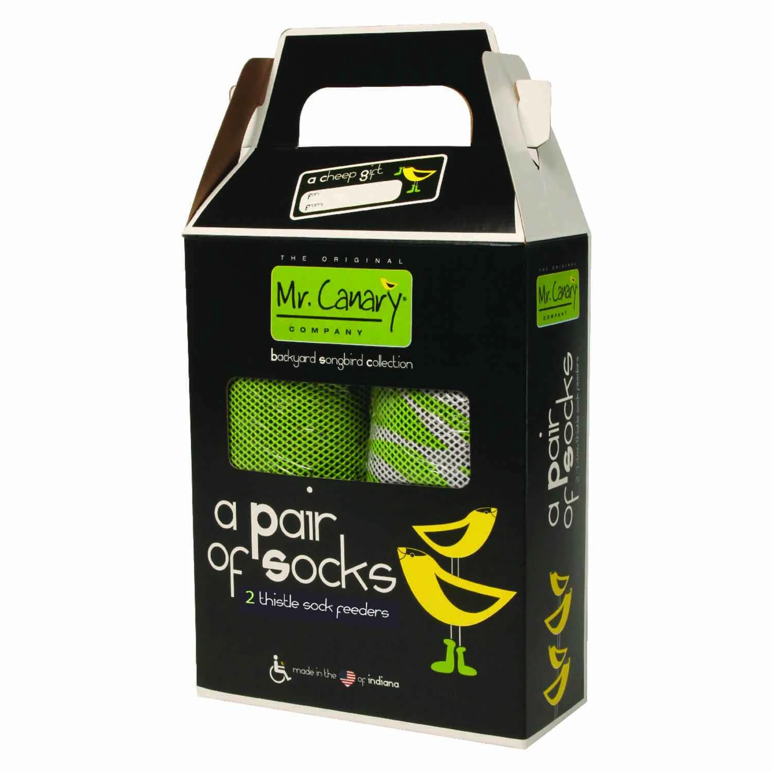Sock Bird Feeder, With Nyjer Seed, 12 oz., 2-Pk.