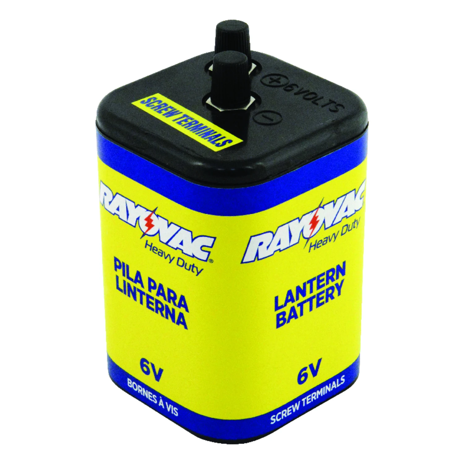 Rayovac Heavy Duty 6V Screw Terminal Zinc Lantern Battery