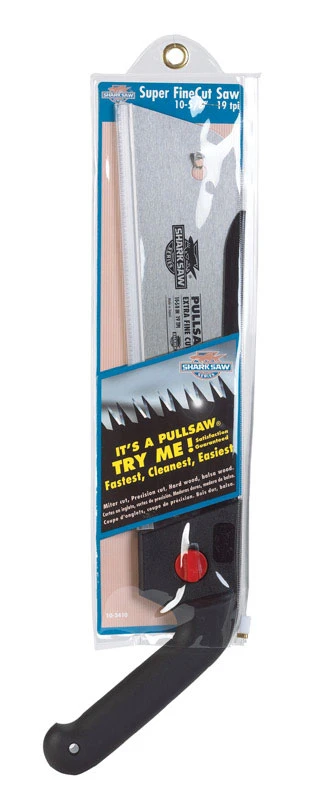 Shark Saw 10-5/8 In. High Carbon Steel Fine Cut Saw 19 Tpi Pistol Grip