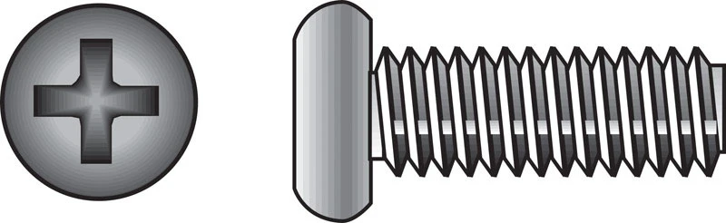 Hillman No. 10-32 in. x 1 in. L Phillips Flat Head Stainless Steel Machine Screws 100 pk
