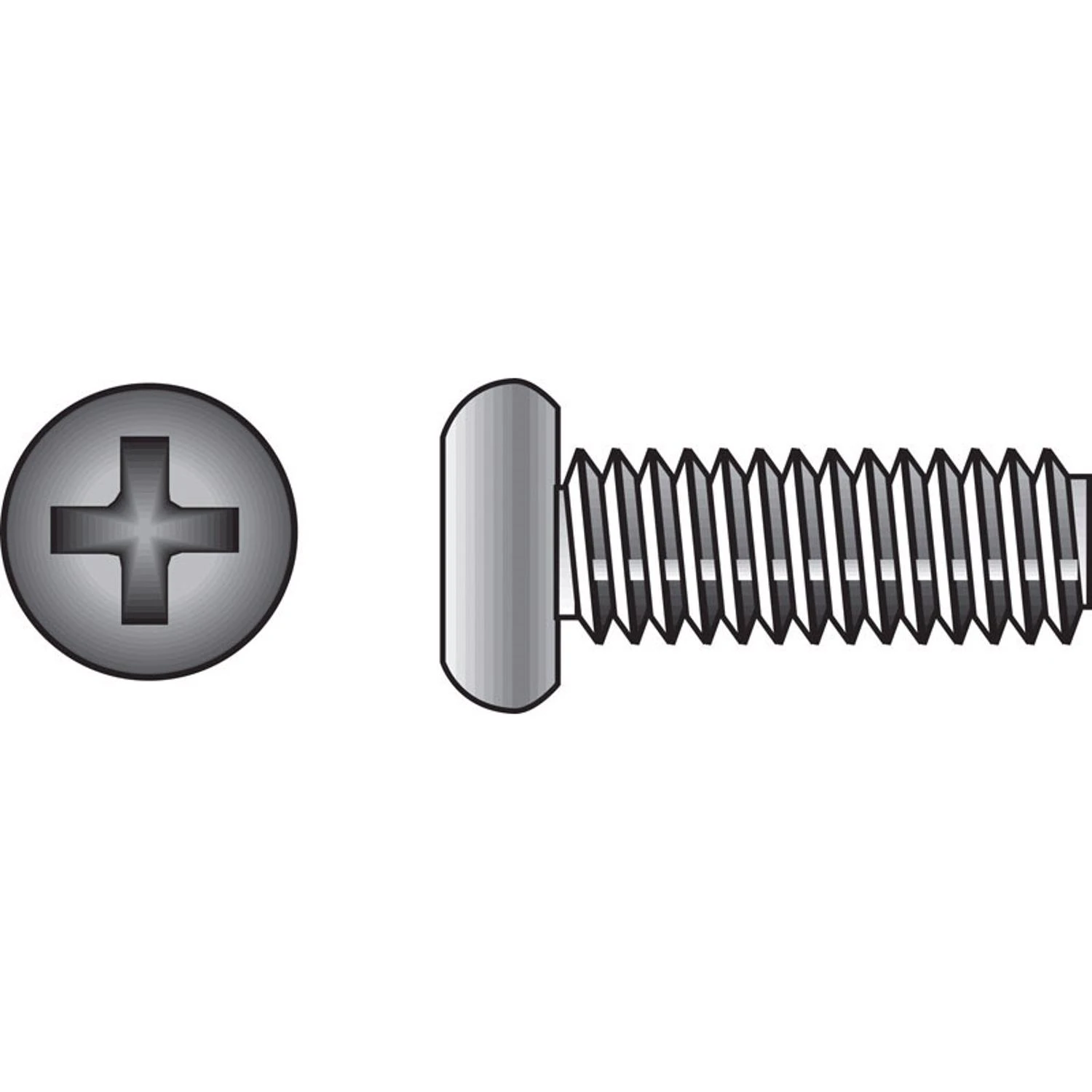 Hillman No. 10-32 in. x 1/2 in. L Phillips Flat Head Stainless Steel Machine Screws 100 pk