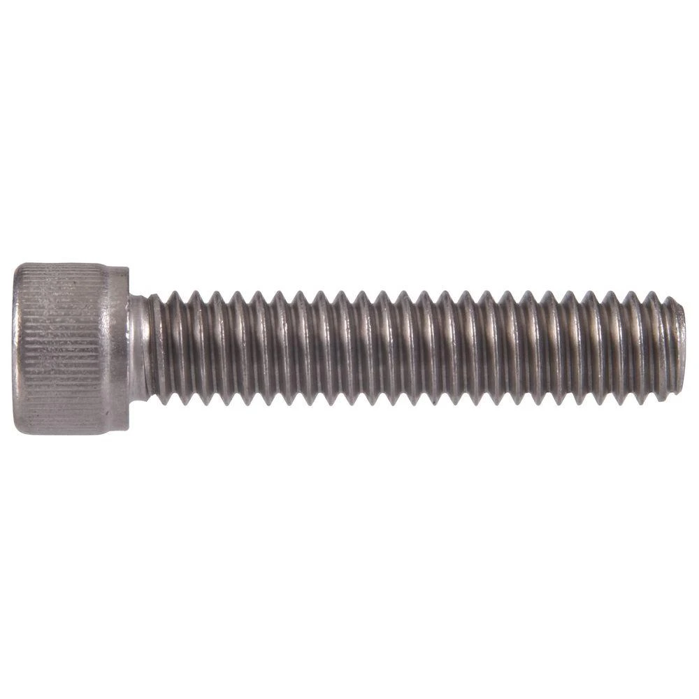 1/4 in. x 1 in. Internal Hex Socket Cap-Head Cap Screw (10-Pack)