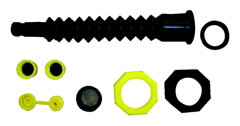 8 Inch Water Can Spout Kit With Replacement Caps And Vent