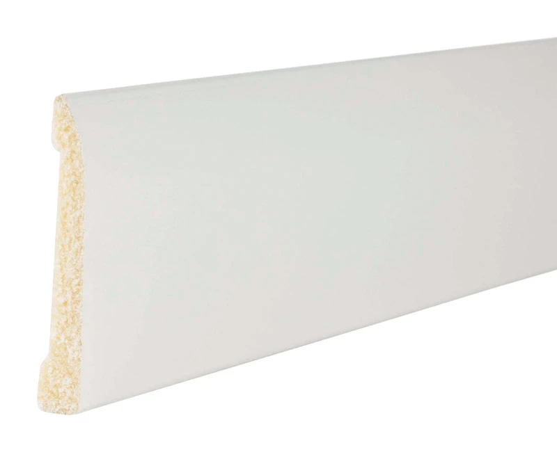 Interior Crown Moulding Crystal White Polystyrene 1 and 15 Sixteenths Inch by 7 Feet