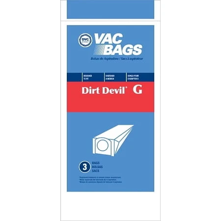 Dirt Devil G-Style Vacuum Cleaner Bag, 3-Pk.