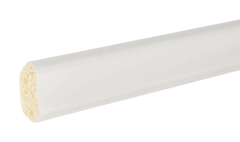 1/4 In. H X 7/8 In. W X 8 Ft. L Prefinished White Polystyrene Trim