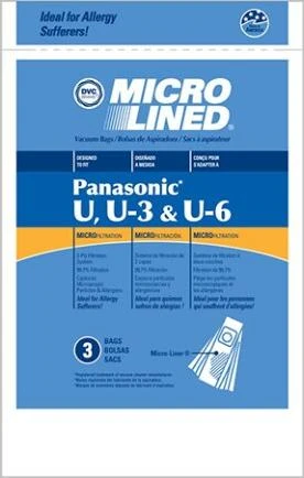 Vacuum Cleaner Bags, U Style, 3-Pk.