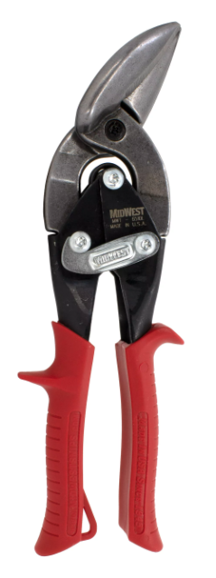 Offset Left-cut Aviation Snip, Model Mwt-6510l, 9" Height