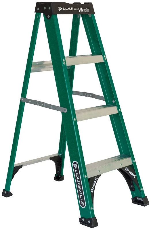 4-ft. Fiberglass Step Ladder, Type Ii, 225-lb. Load Capacity, Commercial Grade